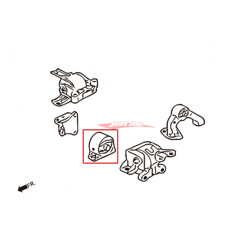 ZSS Harden Engine Mount Front Side fits Mitsubishi Evo 10