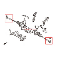 ZSS Harden Tie Rod End Fits Subaru Impreza GC/GF/GM/GD/GG/GE/GH/GR/GV/GP/GJ/VA, Forester SF/SG/SH/SJ BRZ , TOYOTA FT86