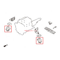 ZSS Hardened Engine Mount Set Fits Nissan M35 Stagea, V35 Skyline & Z33 350Z Fairlady (VQ35DE/VQ35HR)