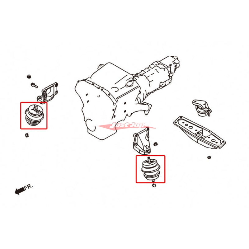 ZSS Hardened Engine Mount Set fits Nissan Skyline V36/G37 & 370Z Z34