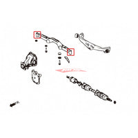 ZSS Rear Diff Support Member Bushes (45mm) fits Mitsubishi Lancer Evolution 4-9 (CN9A/CP9A/CT9A)