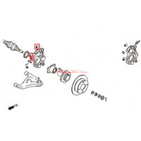 ZSS Rear Knuckle Hub Bushes Fits Nissan A31/Z32/S13/S14/S15/R32/R33/R34