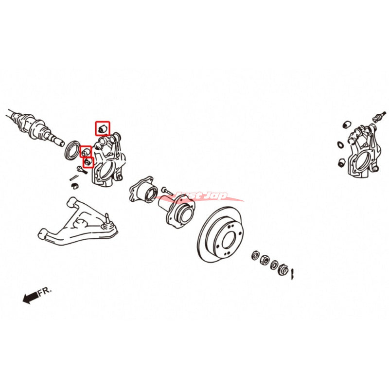 ZSS Rear Knuckle Hub Bushes Fits Nissan A31/Z32/S13/S14/S15/R32/R33/R34