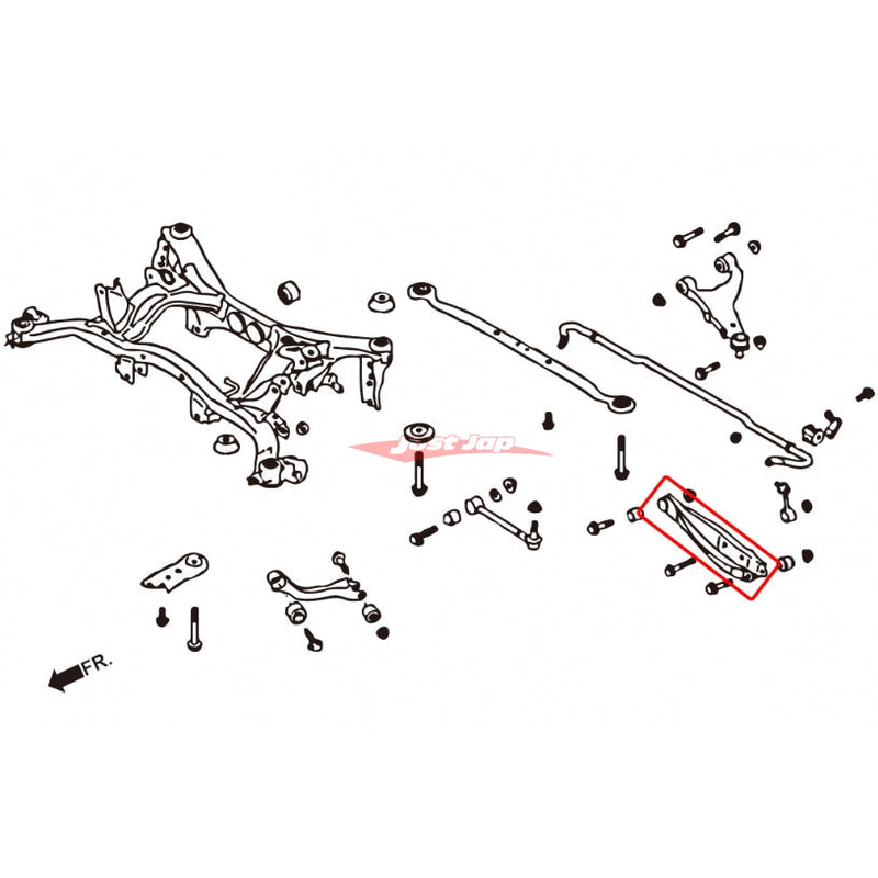 ZSS Rear Lower Control Arm (Pillow Ball) Fits Subaru Impreza (07+), Forester (09+), Legacy (09-13), BRZ & Toyota 86