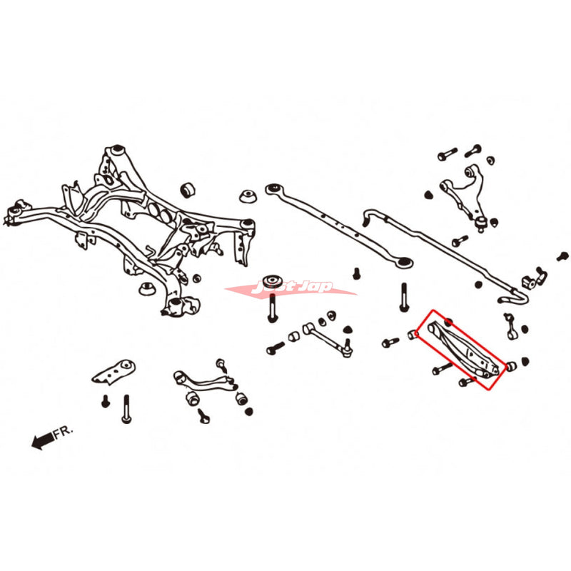 ZSS Rear Lower Control Arm (Pillow Ball) Fits Subaru Impreza (07+), Forester (09+), Legacy (09-13), BRZ & Toyota GT86