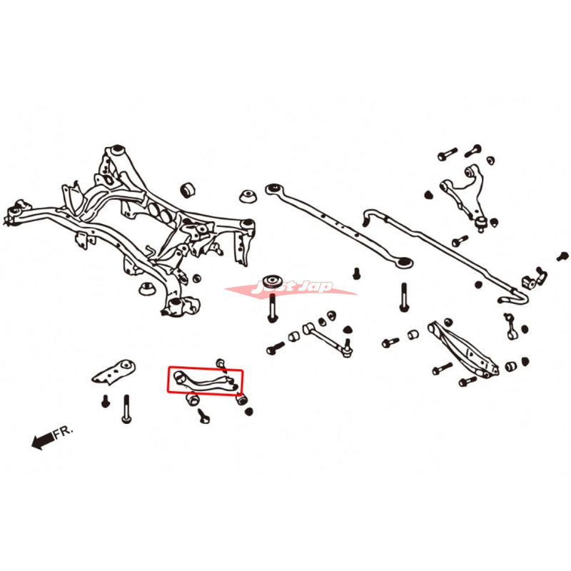 ZSS REAR TRACTION ROD(Harden Rubber) Fits SUBARU IMPREZA (GP/GJ/XV/VA) FORESTER (SJ)