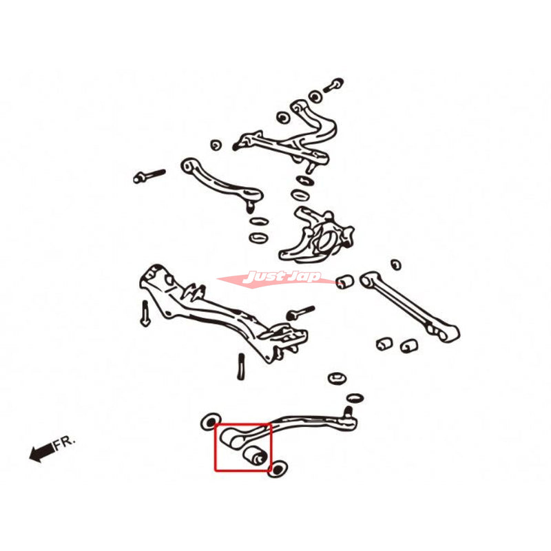 ZSS Rear Trailing Arm Bushings fits Mitsubishi Evo 4-10