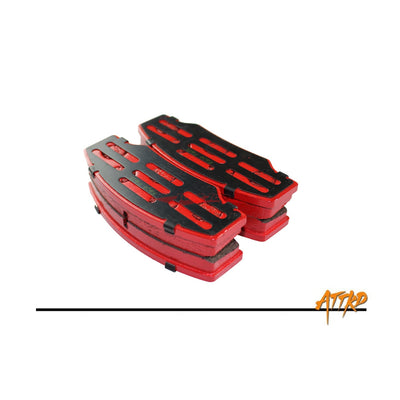ATTKD Track Compound Brake Pads - ATTKD 6 & 4 Piston Front & Big 6 Pot Rear Brake Caliper (Red)