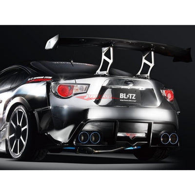 Blitz NUR-Spec VSR Quad Outlet Exhaust System & FRP Diffuser Fits Toyota 86/Subaru BRZ