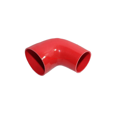 Cooling Pro 3 Inch / 76mm - 4 Inch / 102mm - 90 Degree Elbow Reducer (Red)