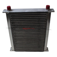 Cooling Pro Oil Cooler - 28 Row LW Silver -10 Outlets (360x290 Core Size)