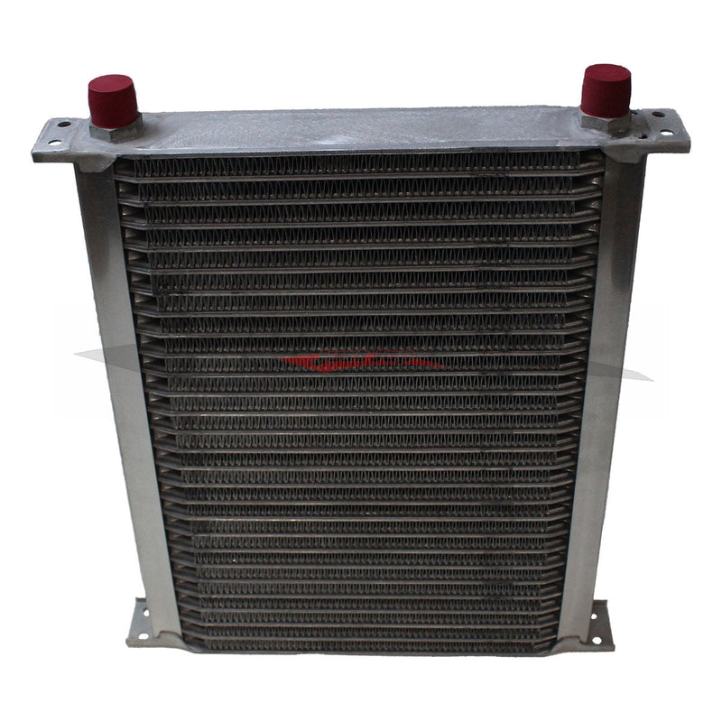 Cooling Pro Oil Cooler - 28 Row LW Silver -10 Outlets (360x290 Core Size)