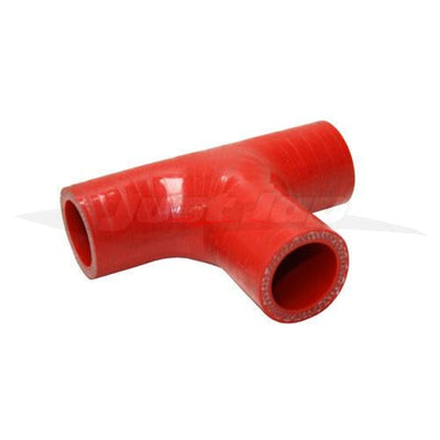 Cooling Pro Silicone 1 Inch / 25mm T-Piece Joiner Hose Red