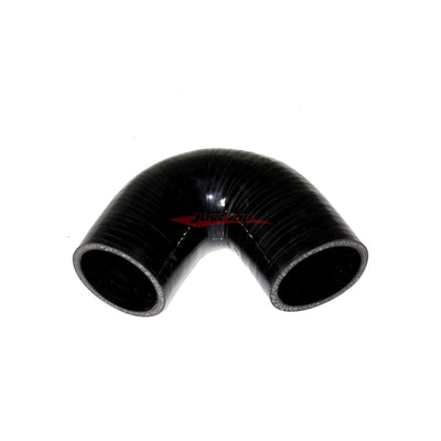 Cooling Pro Silicone 2.5 Inch / 63mm - 135 Degree Elbow (Black)