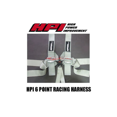 HPI 6-Point Racing Harness - Grey