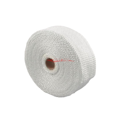 JJR Exhaust Insulating Heat Wrap - White Non Reflective 10M