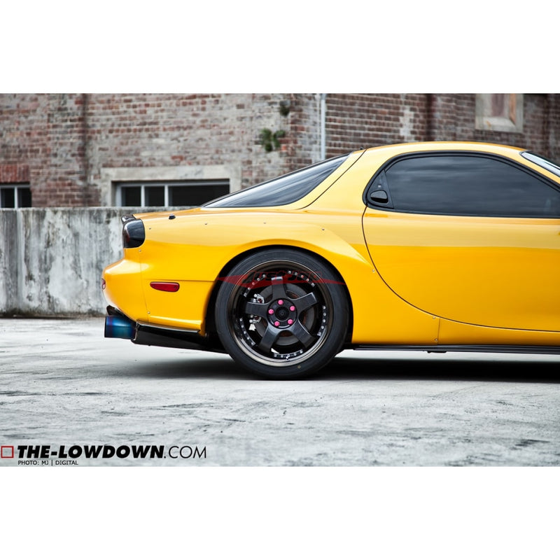 JSAI AERO Feed Style Rear Over Fenders fits Mazda FD3S RX7